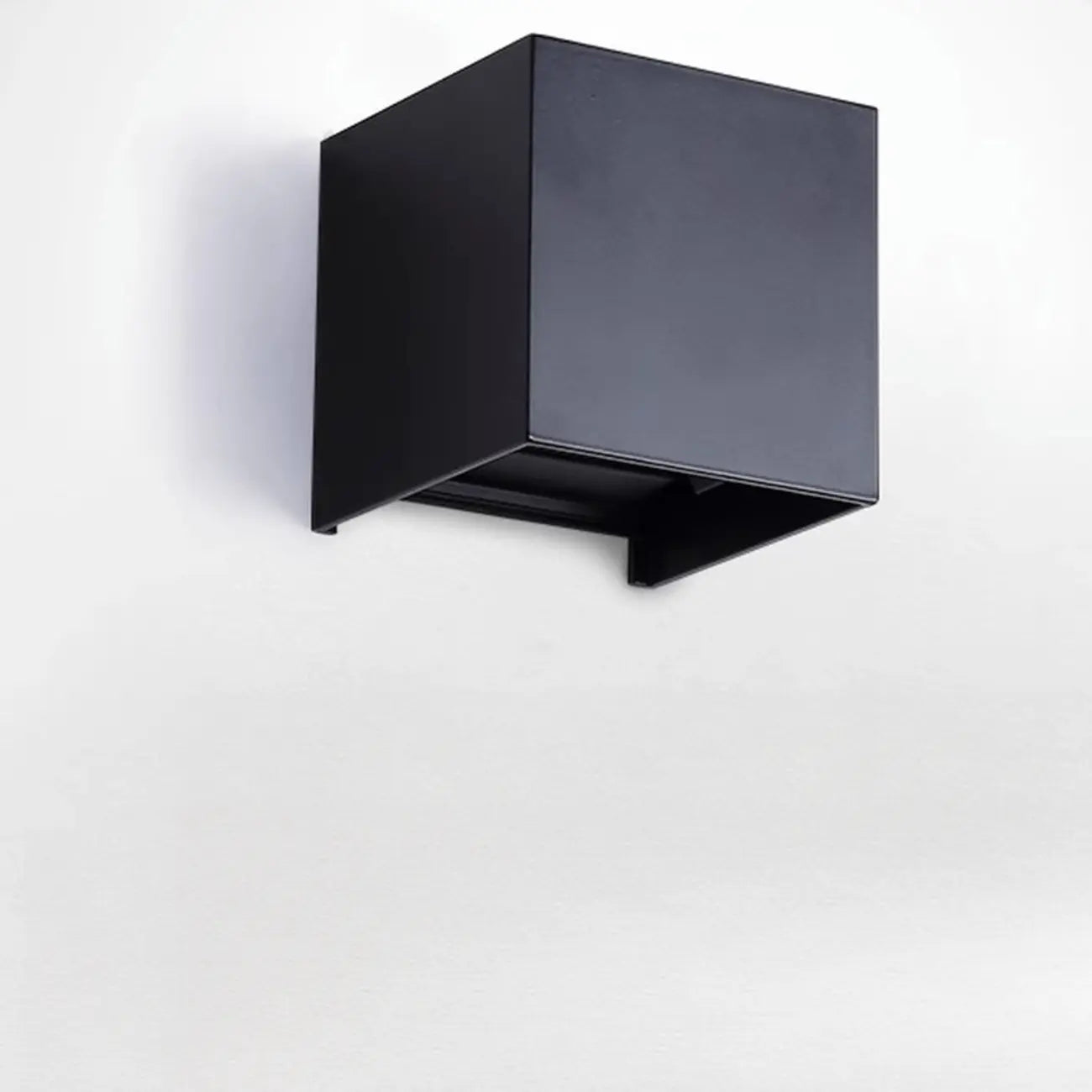 Aluminum Cube Solid Color Adjustable Up Down Outdoor Wall Sconce