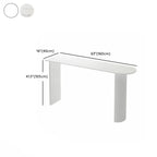 Modern Bar Height Table Stone Top Free Form Double Pedestal