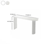 Modern Bar Height Table Stone Top Free Form Double Pedestal
