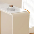 Modern White Rectangle Quartz Bistro Bar Table for Kitchen