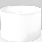 Modern Stone Table Lamp with Fabric Shade, LED Compatible
