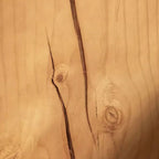 Modern Square Pine Wood Side Table for Living Room