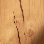 Modern Square Pine Wood Side Table for Living Room