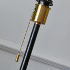 Modern Metal LED Table Lamp with Fabric Shade