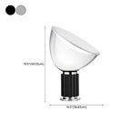 Modern Glass Dome Table Lamp with LED Options