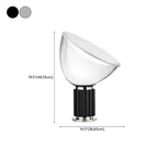 Modern Glass Dome Table Lamp with LED Options