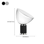 Modern Glass Dome Table Lamp with LED Options