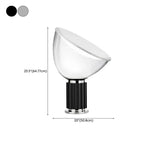Modern Glass Dome Table Lamp with LED Options