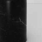 Elegant Plug-In Globe Stone and Glass LED Table Lamp