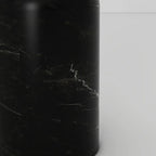 Elegant Plug-In Globe Stone and Glass LED Table Lamp