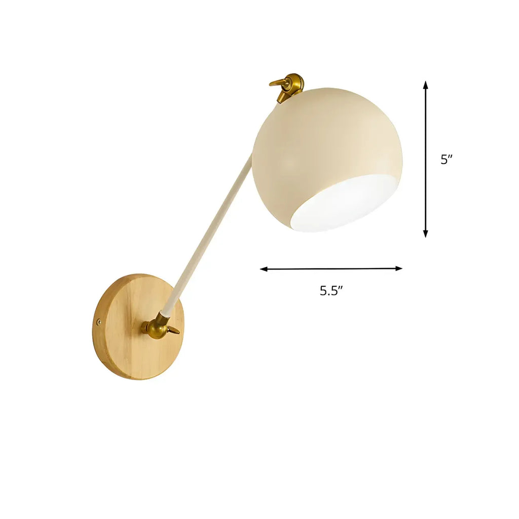 Modern Black Adjustable LED Wall Sconce Fixture