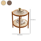 Modern White Rectangle Glass Coffee Table with Shelf