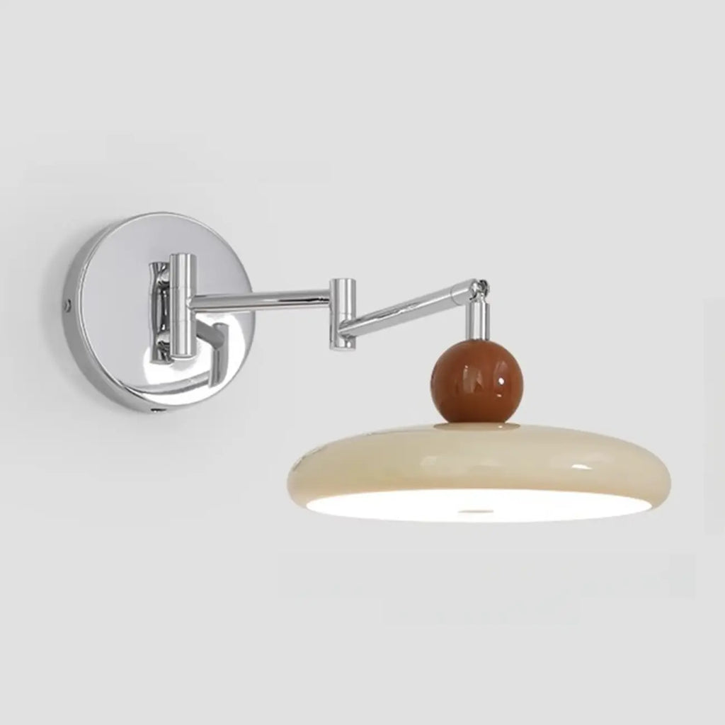 Dimmable Swing Arm LED Wall Light for Bedroom Decor