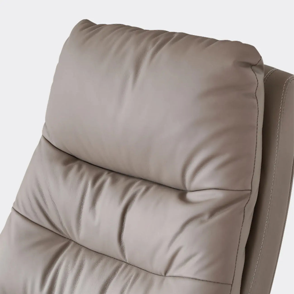 Upholstered Leather Recliner Adjustable Office Chair