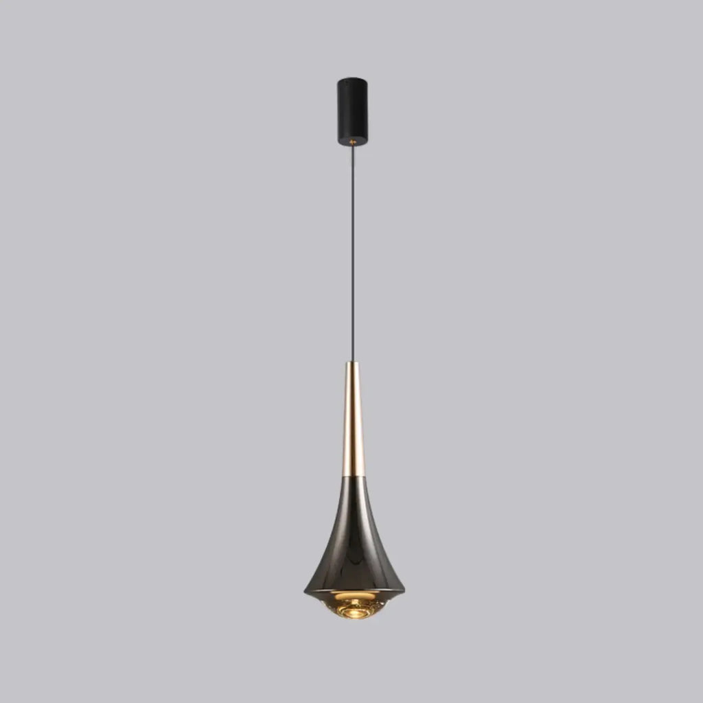Modern Metal Glass Adjustable Pendant Light for Kitchen