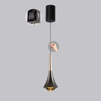 Modern Metal Glass Adjustable Pendant Light for Kitchen