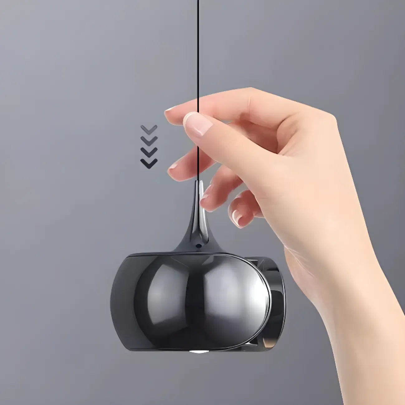 Modern Metal Glass Adjustable Pendant Light for Kitchen