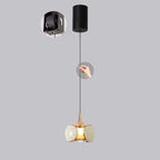 Modern Metal Glass Adjustable Pendant Light for Kitchen