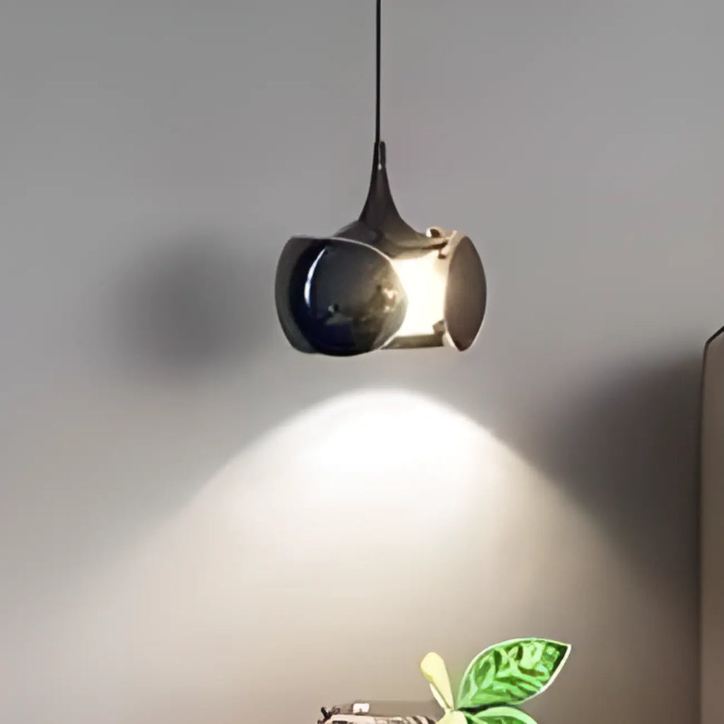 Modern Metal Glass Adjustable Pendant Light for Kitchen