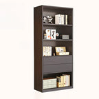 47L White Wooden 5-Tier Cube Storage Bookcase