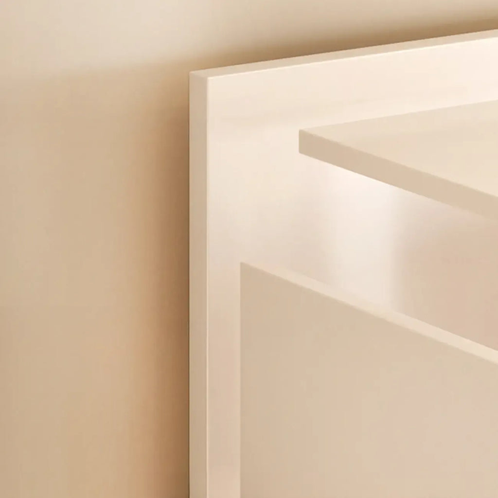 47L White Wooden 5-Tier Cube Storage Bookcase