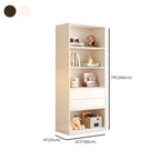 47L White Wooden 5-Tier Cube Storage Bookcase
