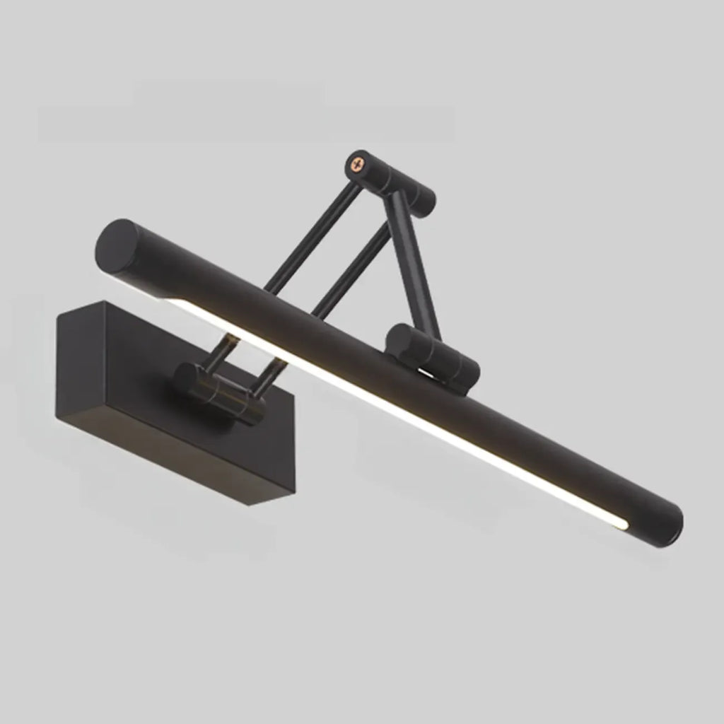 Adjustable Black Metal Cylinder LED Vanity Lights