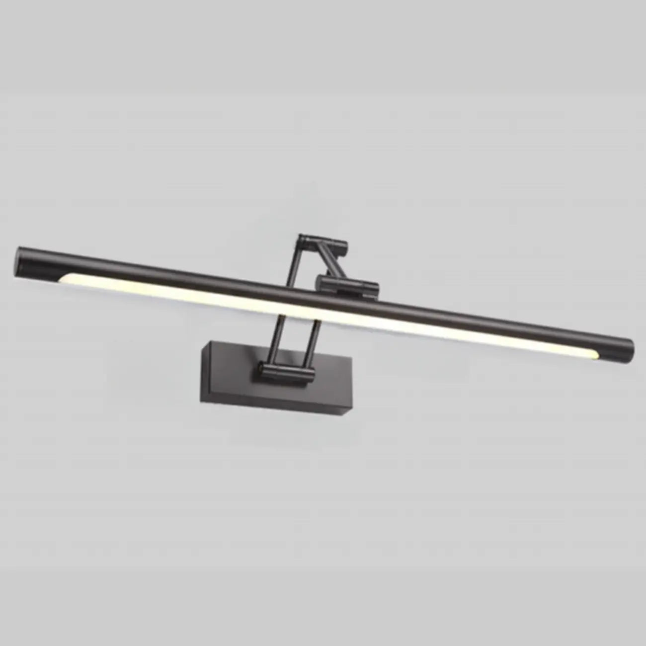 Adjustable Black Metal Cylinder LED Vanity Lights