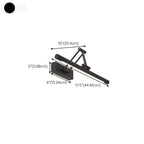 Adjustable Black Metal Cylinder LED Vanity Lights