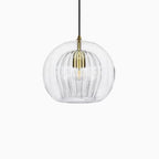 Modern Globe Glass Kitchen Pendant Lighting Height Adjustable