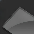 Modern Black Clear Glass LED Adjustable Display Cabinet