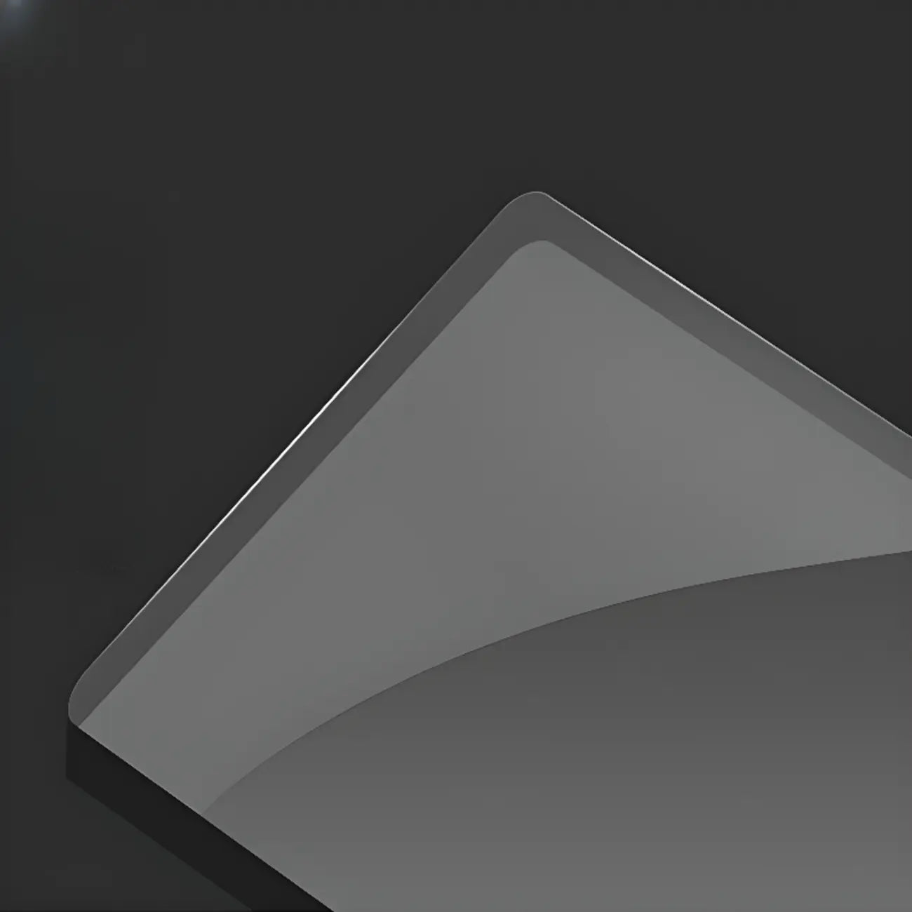 Modern Black Clear Glass LED Adjustable Display Cabinet