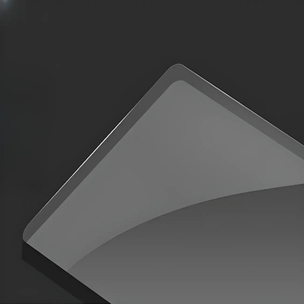 Modern Black Clear Glass LED Adjustable Display Cabinet