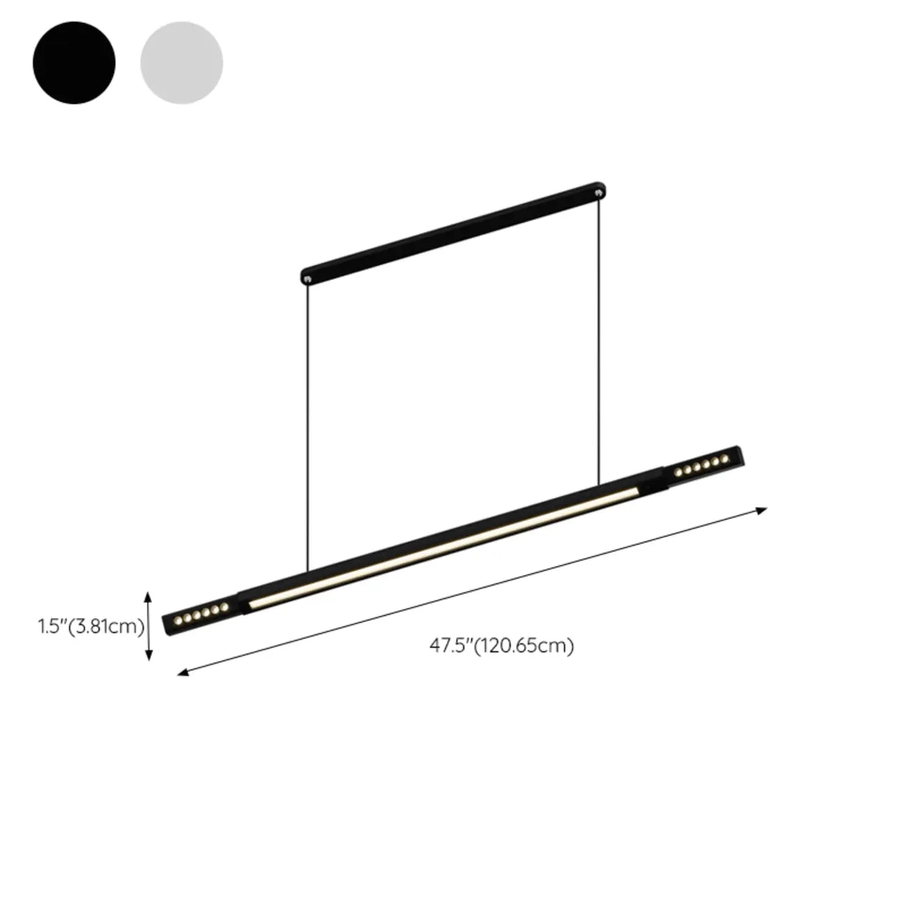 Adjustable Natural 3-Light Linear island Light for Modern Areas