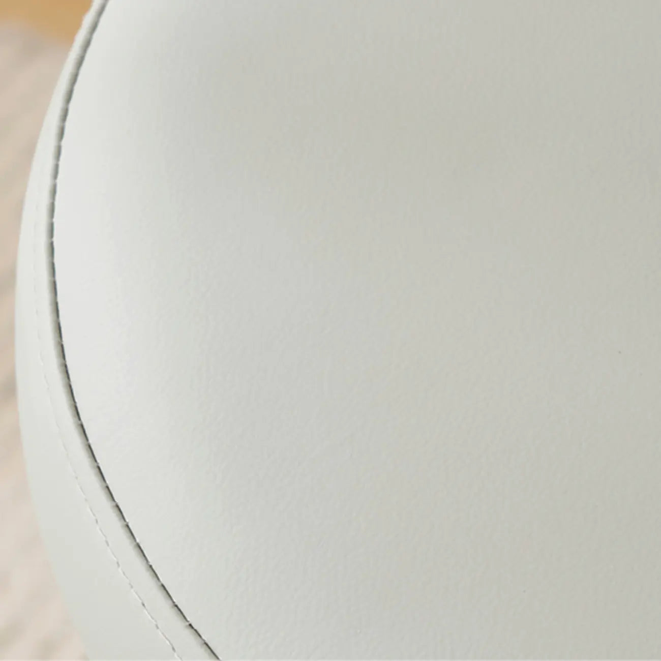 Natural Wood Round Leather Swivel Bar Stools
