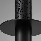 Art Deco Black Stone Geometric Bedroom LED Pendant Light