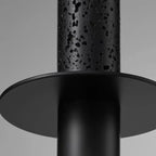Art Deco Black Stone Geometric Bedroom LED Pendant Light