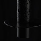 Art Deco Black Stone Geometric Bedroom LED Pendant Light