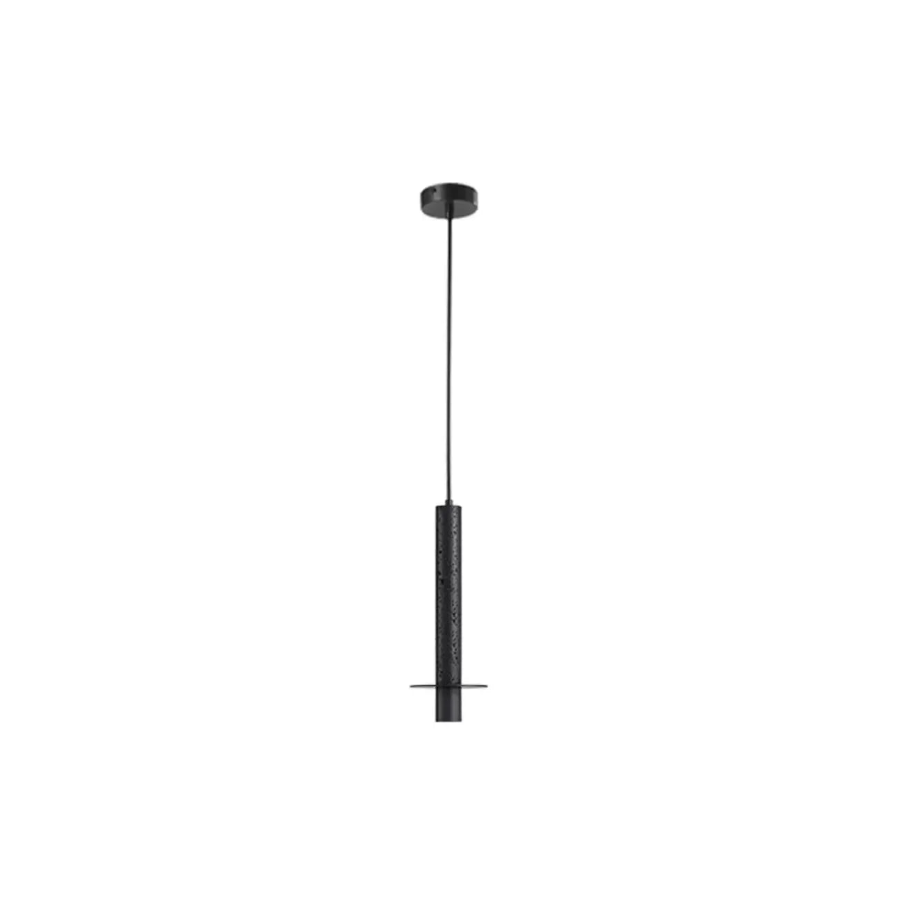 Art Deco Black Stone Geometric Bedroom LED Pendant Light