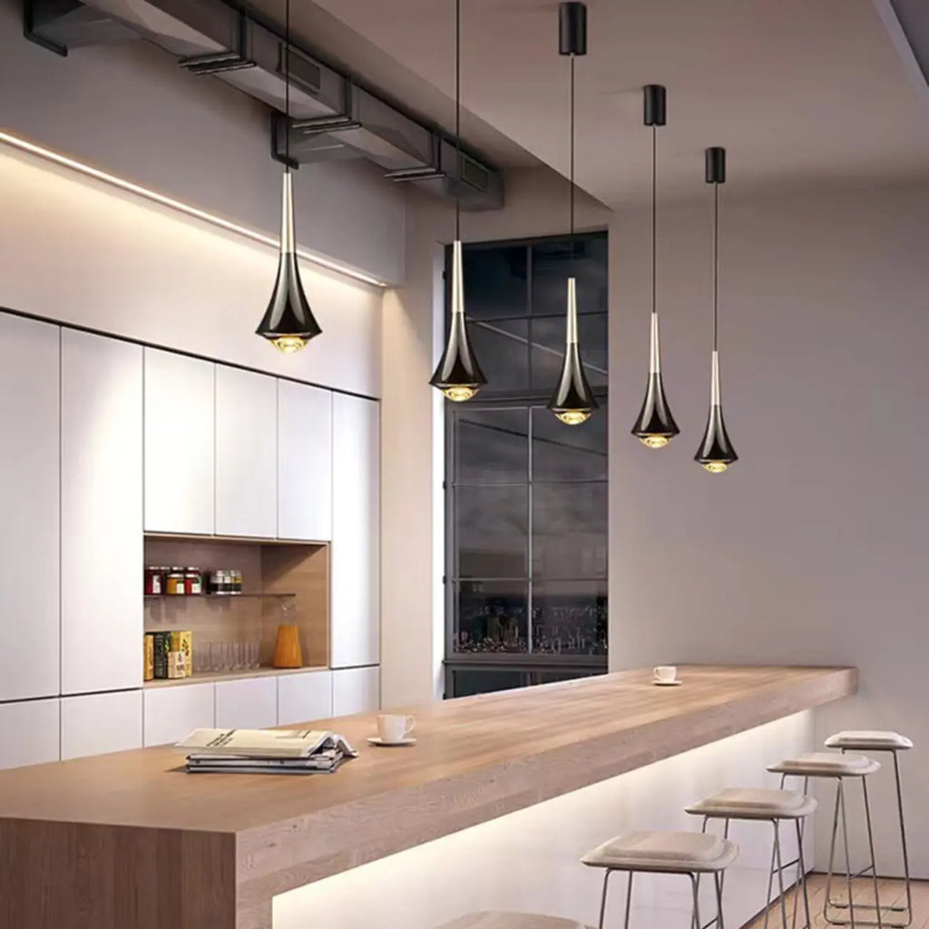 Bedside Metal Pendant Light with Third Gear Dimming