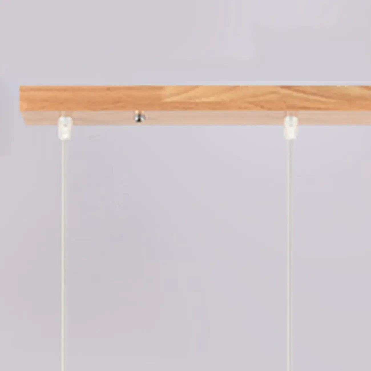 3-Light Modern Glass Wood Island Pendant Light for Kitchen