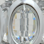 Elegant Cylinder Crystal Kitchen Island Pendant Light with Spotlight
