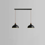 Modern White Metal Bowl Adjustable Kitchen Pendant Light