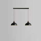 Modern White Metal Bowl Adjustable Kitchen Pendant Light