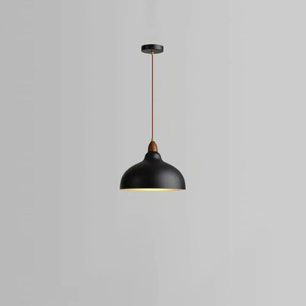Modern White Metal Bowl Adjustable Kitchen Pendant Light