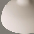Modern White Metal Bowl Adjustable Kitchen Pendant Light
