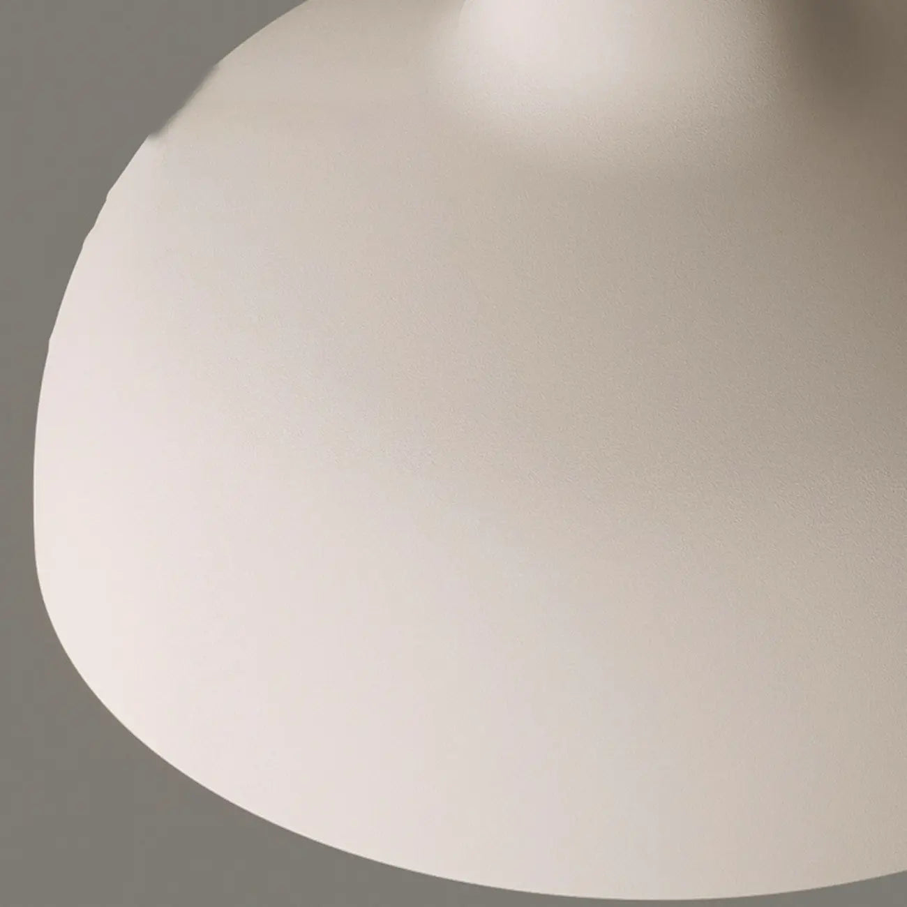 Modern White Metal Bowl Adjustable Kitchen Pendant Light