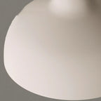 Modern White Metal Bowl Adjustable Kitchen Pendant Light