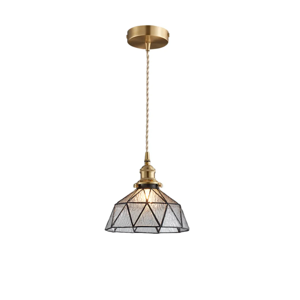 Modern Height Adjustable Blue Glass Kitchen Pendant Lighting