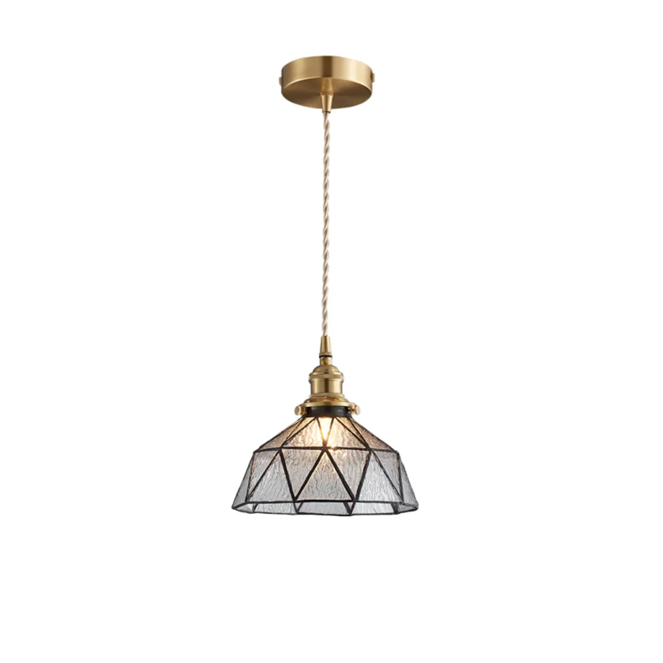 Modern Height Adjustable Blue Glass Kitchen Pendant Lighting